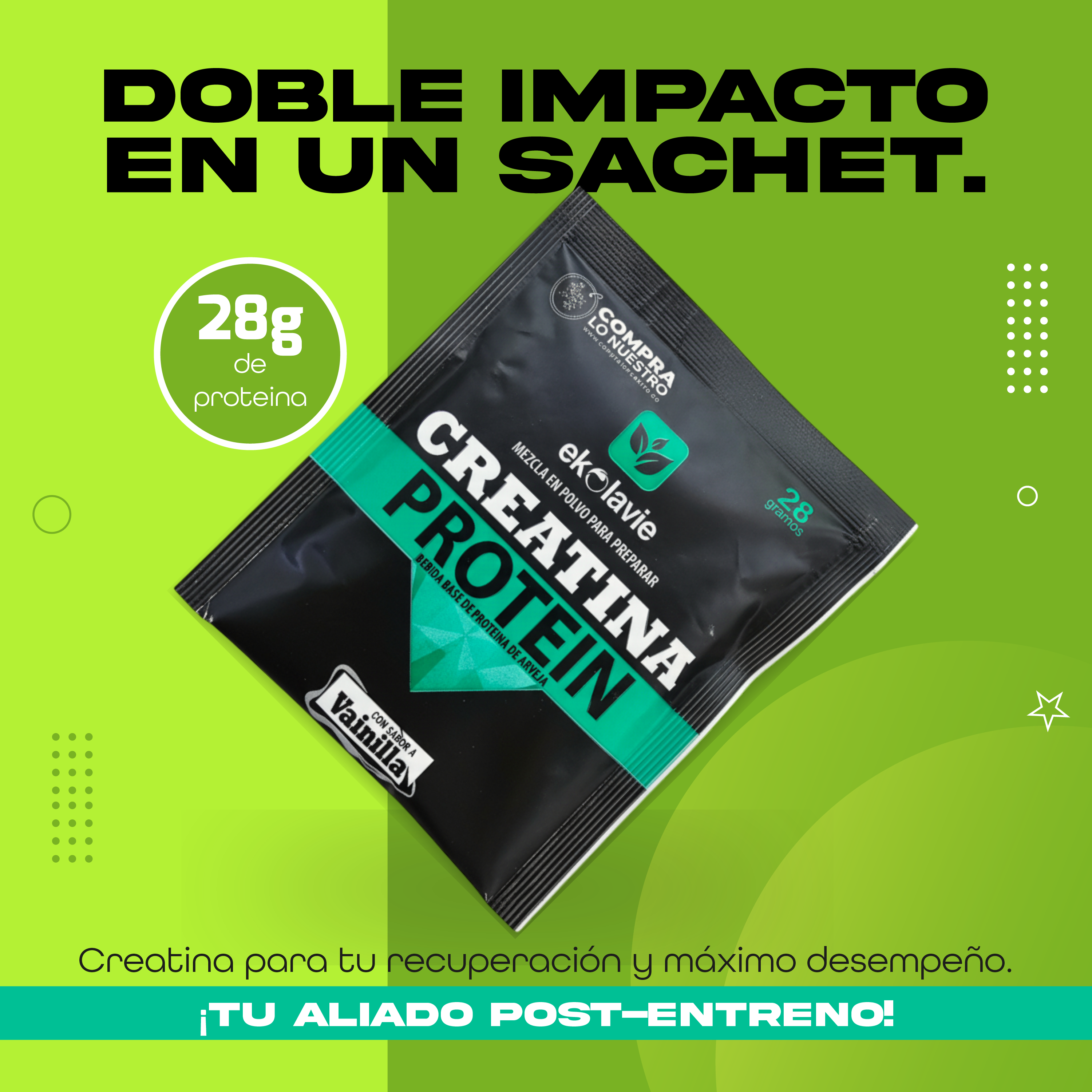 X1 Sachet Creatina Protein